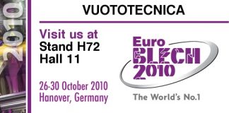 Vuototecnica at EuroBLECH 2010
