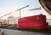 Robots on the track and luggage that travels on its own